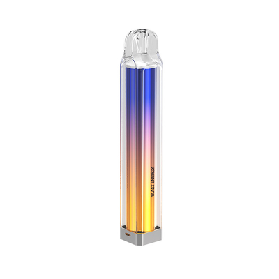 케케묵은 투명한 빛을 내는 전자 담배 돌풍 에너지 풍미