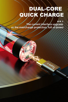 빛을 낸 빛 도파로 PC 파이프 투명 쉘 다채로운 빛 E-담배