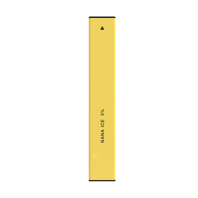 바나나 아이스 1.2ml 미니 일회용 전자 담배 Vape 포드 280mAh 배터리