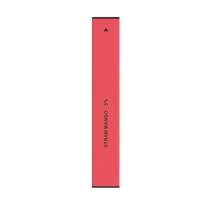 딸기 호의 미니 일회용 포드 1.2ml 400 퍼프 Vape 펜