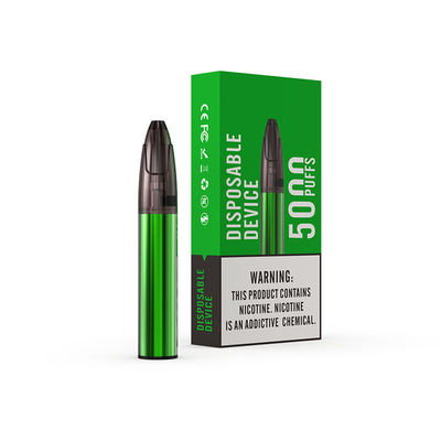 650mAh 1.2Ω 다시 채울 수 있는 전자 담배 마이크로 USB 4.0ml 일회용 Vape 펜