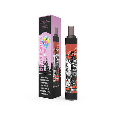 650mah Vape 펜 일회용 전자 담배 PCTG 핑크 레모네이드