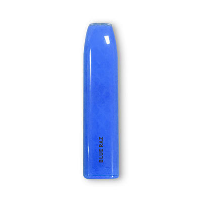 2.0ml 블루 Razz 일회용 플랫 Vape 펜 포드 ABS 600 퍼프 전자 담배