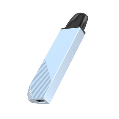 블루베리 맛 포드 시스템 스타터 키트 3.6V 2.5ml Vape 펜 전자 담배 400 퍼프